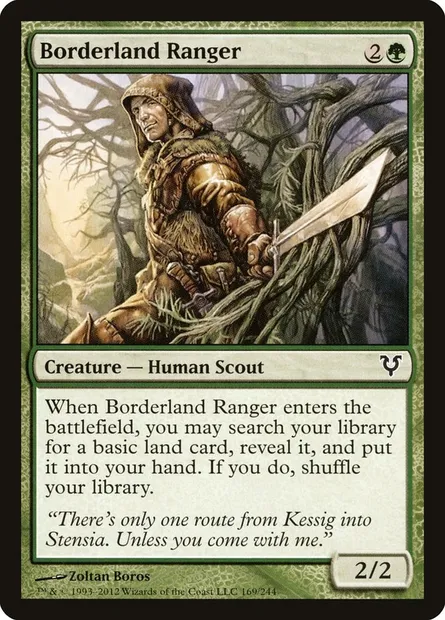 Borderland Ranger, Magic card AVR 169 — Avacyn Restored set