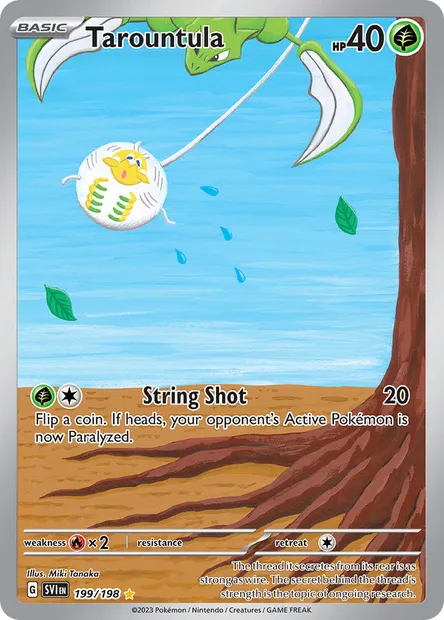 Tarountula, Pokémon card SVI 199 — Scarlet & Violet set