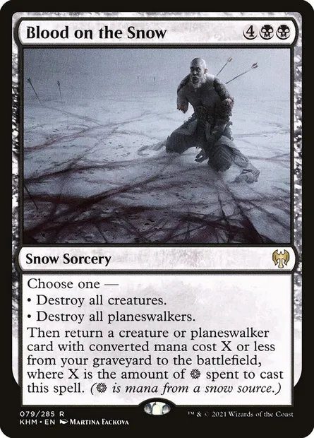 Blood on the Snow, Magic card KHM 79 — Kaldheim set