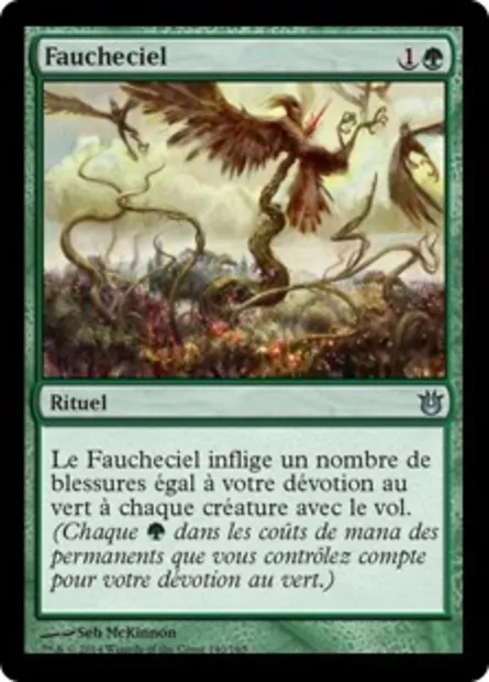 Faucheciel, carte Magic BNG 140 — extension Créations divines