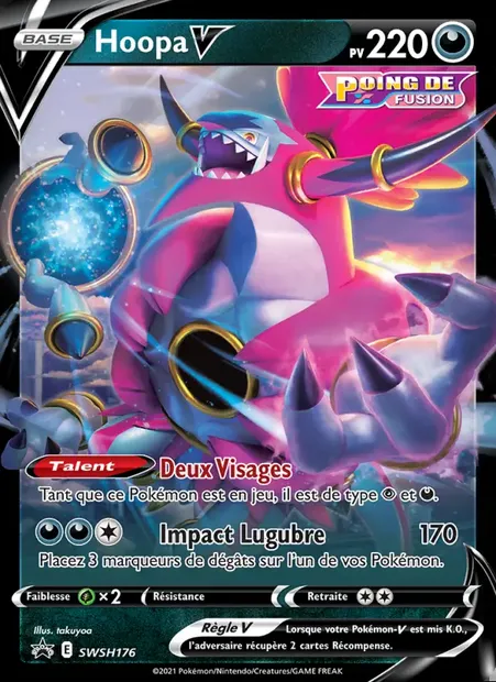Hoopa V, carte Pokémon SWSH 176 — extension Promo SWSH