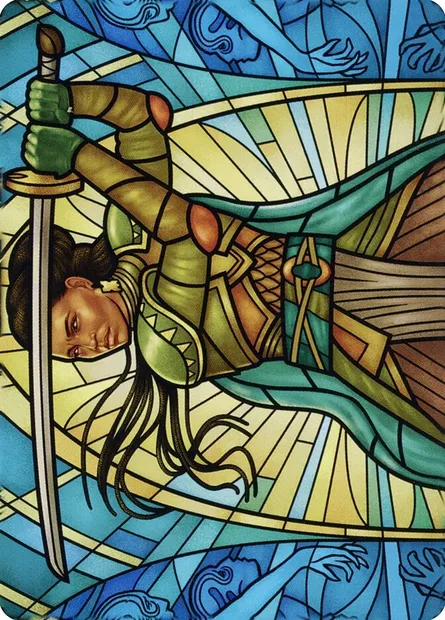 Shanna, Purifying Blade // Shanna, Purifying Blade, carte Magic ADMU 77 — extension Dominaria United Art Series