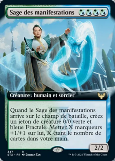 Sage des manifestations, carte Magic STX 347 — extension Strixhaven: l'Académie des Mages