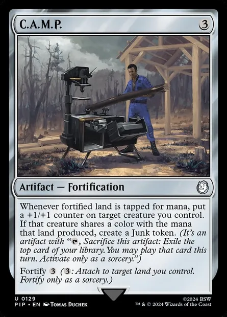 C.A.M.P., Magic card PIP 129 — Fallout set