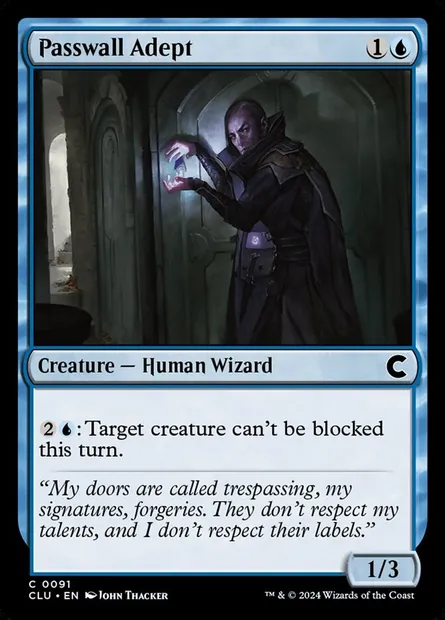 Passwall Adept, Magic card CLU 91 — Ravnica: Clue Edition set