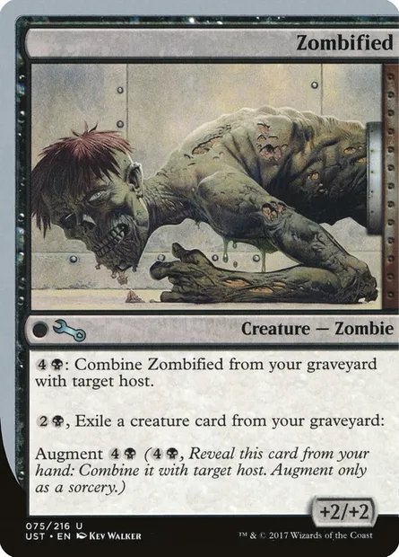 Zombified, Magic card UST 75 — Unstable set