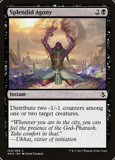 Splendid Agony, Magic card AKH 109 — Amonkhet set