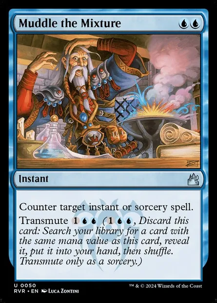 Muddle the Mixture, Magic card RVR 50 — Ravnica Remastered set