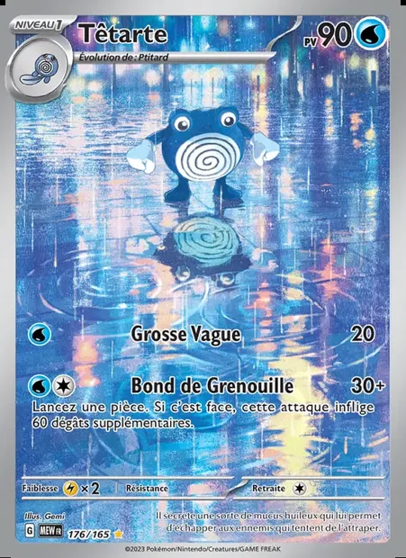 Têtarte, carte Pokémon MEW 176 — extension 151