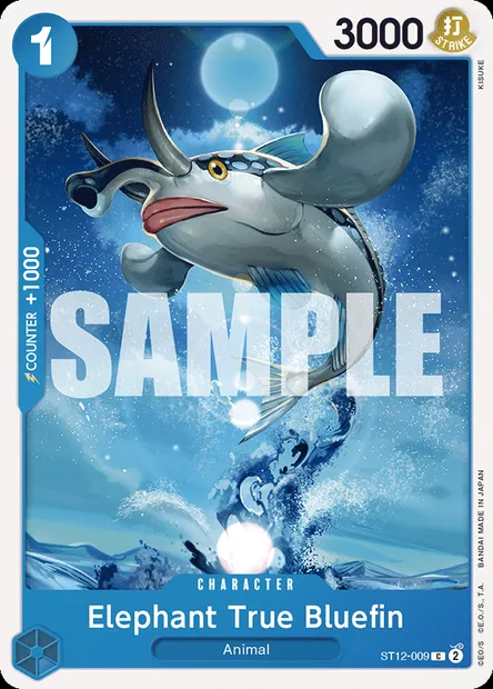 Elephant True Bluefin, carte One Piece ST12-009 — extension Zoro and Sanji
