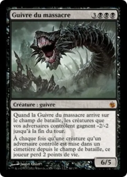 Guivre du massacre, carte Magic MBS 46 — extension Mirrodin assiégé