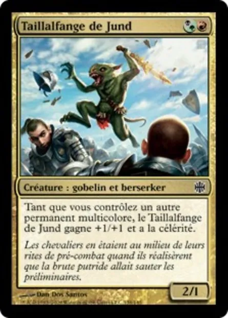 Taillalfange de Jund, carte Magic ARB 138 — extension La Renaissance d'Alara