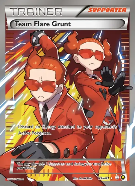 Team Flare Grunt, Pokémon card GEN 73 — Generations set