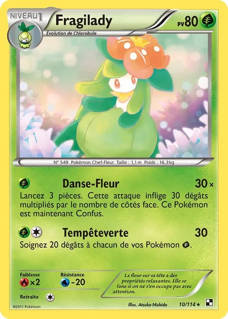 Fragilady, carte Pokémon BLW 10 — extension Noir & Blanc