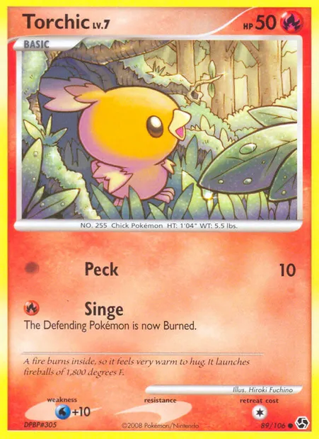 Torchic, Pokémon card GE 89 — Great Encounters set