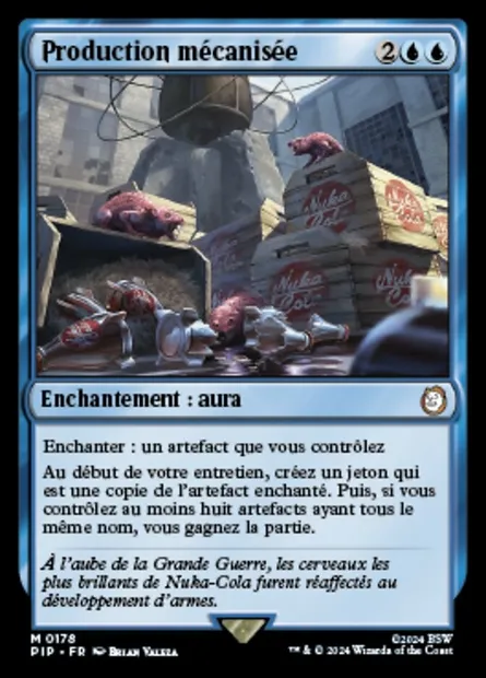 Production mécanisée, carte Magic PIP 178 — extension Fallout