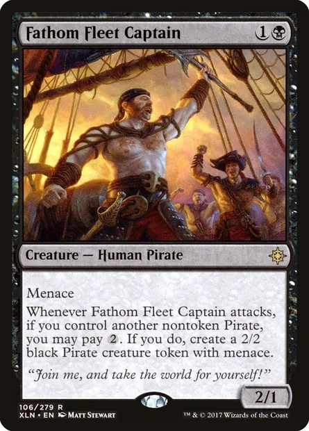 Fathom Fleet Captain, Magic card XLN 106 — Ixalan set