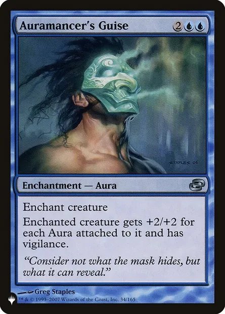 Auramancer's Guise, Magic card PLST PLC-34 — The List set