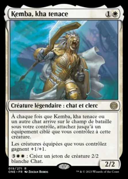 Kemba, kha tenace, carte Magic ONE 19 — extension Tous Phyrexians