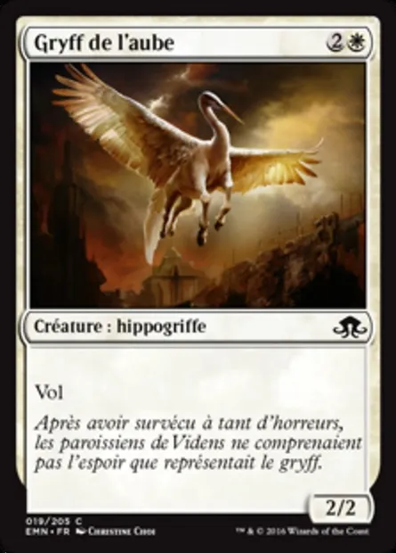 Gryff de l'aube, carte Magic EMN 19 — extension La lune hermétique