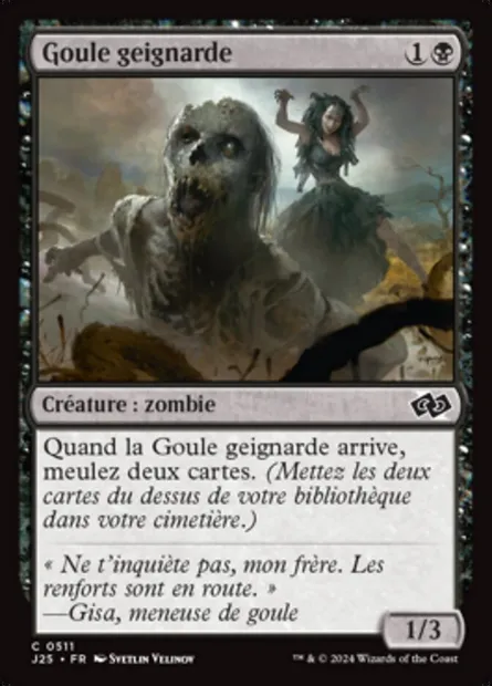Goule geignarde, carte Magic J25 511 — extension Foundations Jumpstart
