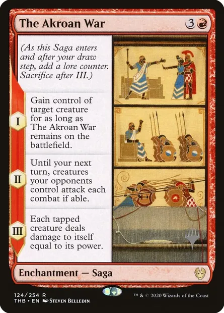 The Akroan War, Magic card PTHB 124p — Theros Beyond Death Promos set