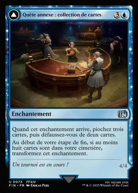 Quête annexe : collection de cartes // Carte magique, carte Magic FIN 73 — extension Final Fantasy