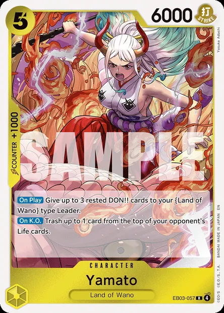 Yamato, One Piece card EB03-057 — ONE PIECE HEROINES EDITION set