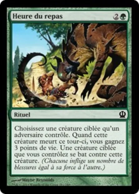 Heure du repas, carte Magic THS 181 — extension Theros