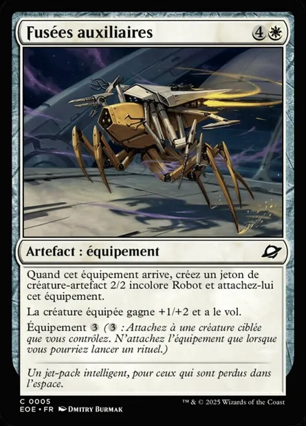 Fusées auxiliaires, carte Magic EOE 5 — extension Edge of Eternities