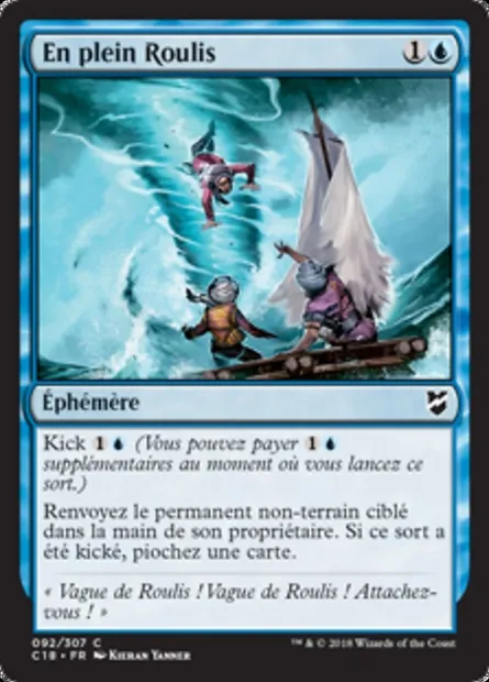 En plein Roulis, carte Magic C18 92 — extension Commander 2018