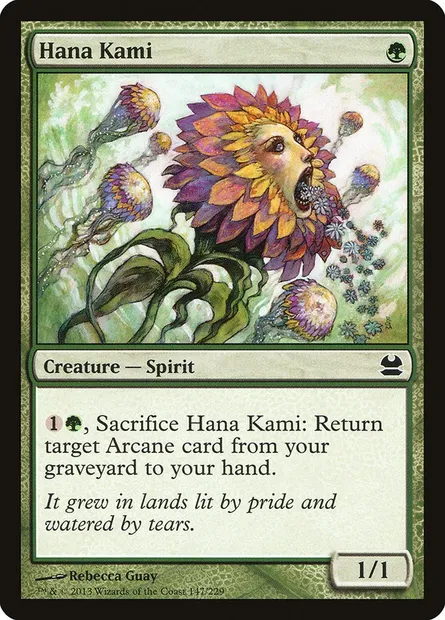 Hana Kami, Magic card MMA 147 — Modern Masters set