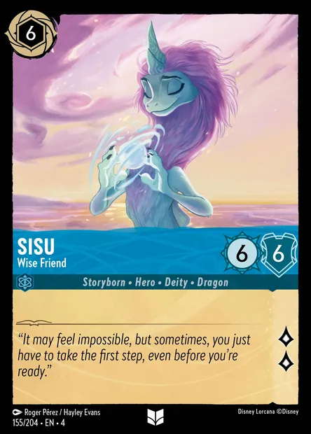 Sisu - Wise Friend, Disney Lorcana card CH4-155 — Ursula's Return set