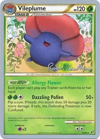 Vileplume, Pokémon card WCD11 024-2 — World Championship Decks 2011 set