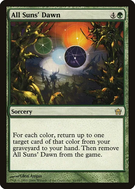 All Suns' Dawn, Magic card 5DN 81 — Fifth Dawn set