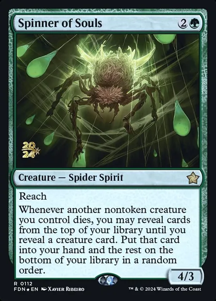 Spinner of Souls, Magic card PFDN 112s — Foundations Promos set