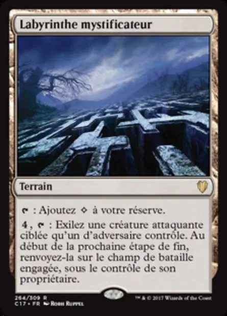 Labyrinthe mystificateur, carte Magic C17 264 — extension Commander 2017