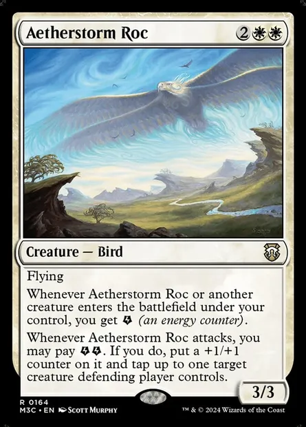 Aetherstorm Roc, Magic card M3C 164 — Modern Horizons 3 Commander set