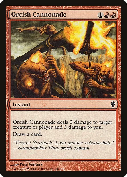 Orcish Cannonade, Magic card CNS 148 — Conspiracy set