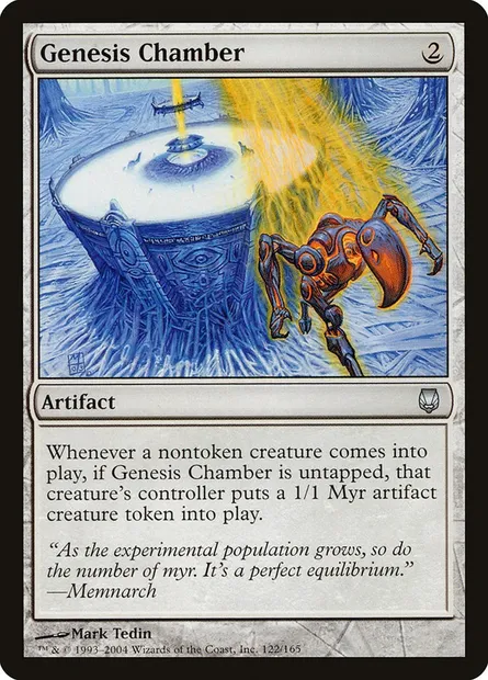 Genesis Chamber, Magic card DST 122 — Darksteel set