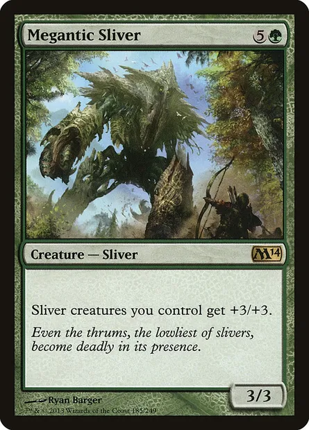 Megantic Sliver, Magic card M14 185 — Magic 2014 set