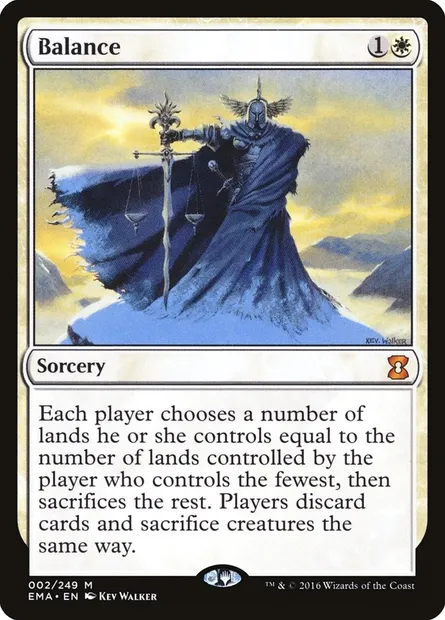 Balance, Magic card EMA 2 — Eternal Masters set