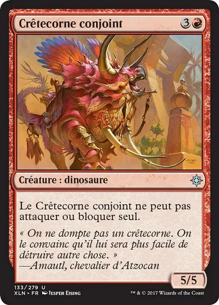 Crêtecorne conjoint, carte Magic XLN 133 — extension Ixalan