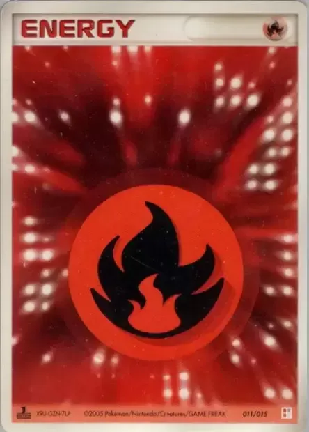 Énergie Feu, carte Pokémon TQDECK 011 — extension Master Kit: Torchic Quarter Deck
