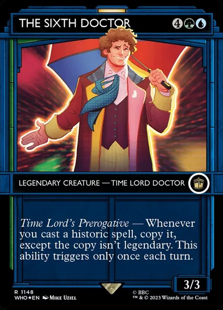 The Sixth Doctor, Magic card WHO 1148 — Doctor Who set