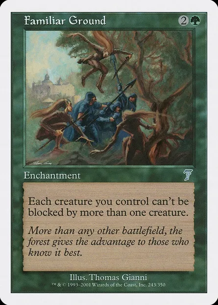 Familiar Ground, Magic card 7ED 243 — Seventh Edition set