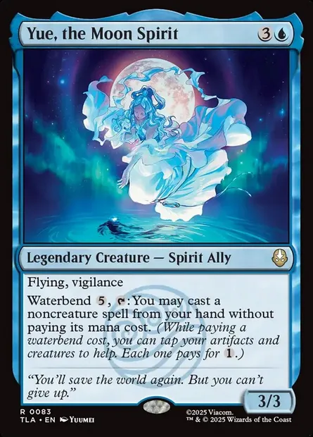 Yue, the Moon Spirit, Magic card TLA 83 — Avatar: The Last Airbender set