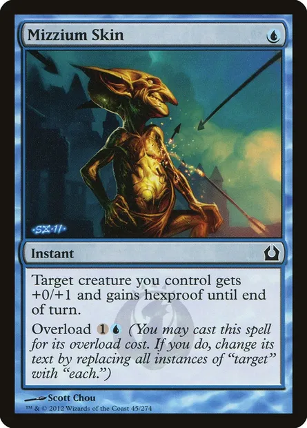 Mizzium Skin, Magic card RTR 45 — Return to Ravnica set