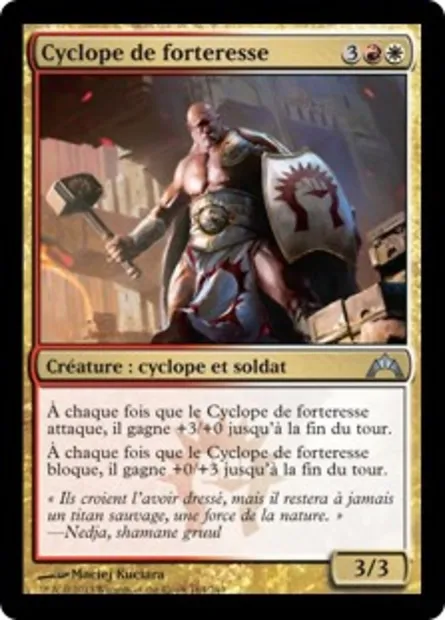 Cyclope de forteresse, carte Magic GTC 164 — extension Insurrection