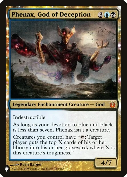 Phenax, God of Deception, Magic card PLST BNG-152 — The List set